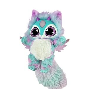 Moose Toys Magic Mixies Mixlings Interactive Plush Teal Purple Winged 14950 10in